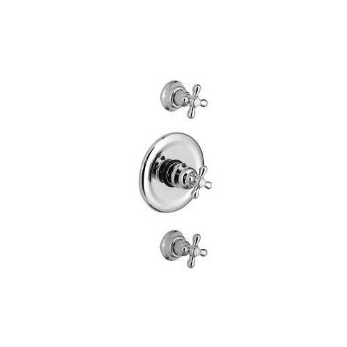Thermostatic Shower Mixer, Ponsi 932/1 VG, Classic Concealed 2-Way Thermostatic Mixer With 2 Water Outlets 932/1 VG